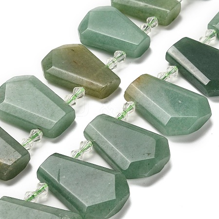 Natural Green Aventurine Beads Strands G-H078-A04-01-1