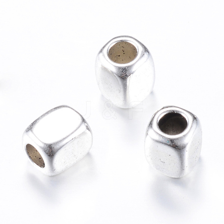 Tibetan Style Alloy Spacer Beads TIBE-Q063-03AS-NR-1