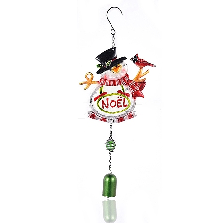 Christmas Glass Wind Chimes PW-WG1F002-14-1