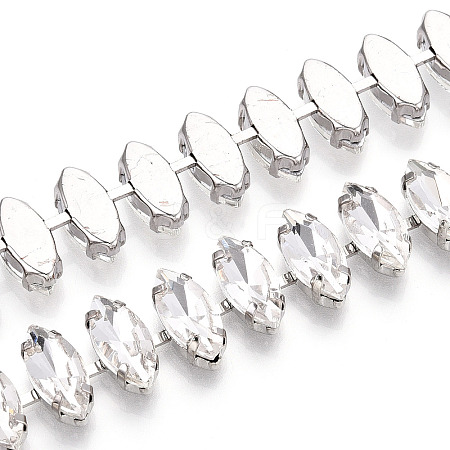 Iron Rhinestone Cup Chains CH-T006-08A-1