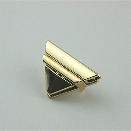 Zinc Alloy Twist Bag Lock Purse Catch Clasps PURS-PW0001-074LG-1