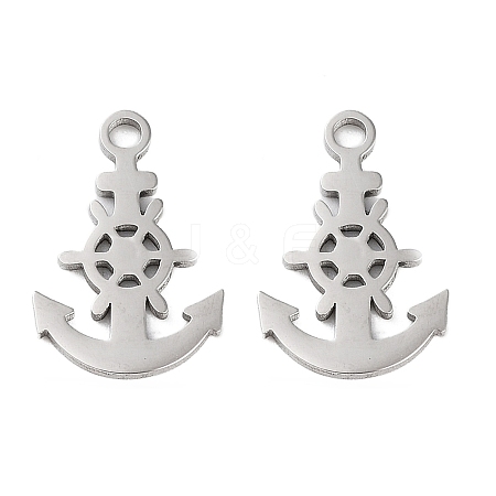 316 Surgical Stainless Steel Charms STAS-C096-03P-1