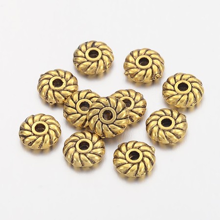 Tibetan Style Alloy Spacer Beads LS-GLF10764Y-1