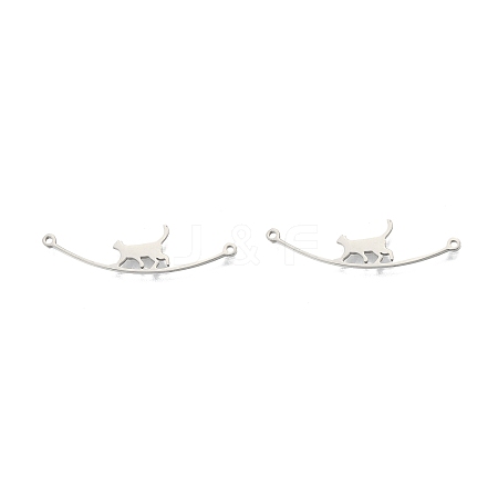 Non-Tarnish 201 Stainless Steel Connector Charms X-STAS-N098-094P-1