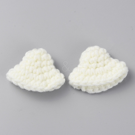 Handmade Wool Woven Hat Decoration AJEW-WH0083-01G-1