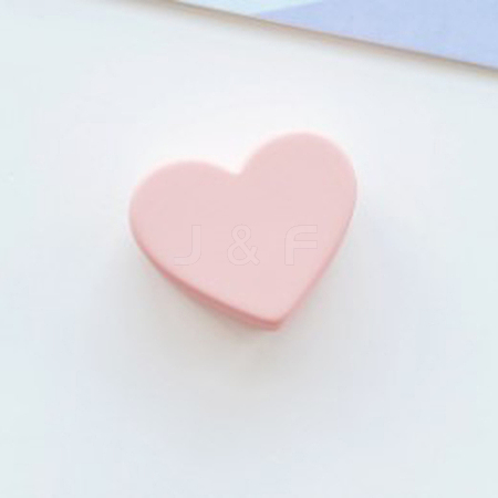 Rubberized Style Opaque Acrylic Beads MACR-WH0007-52A-1