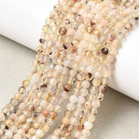 Heated Natural Citrine Beads Strands G-H347-A01-01-1