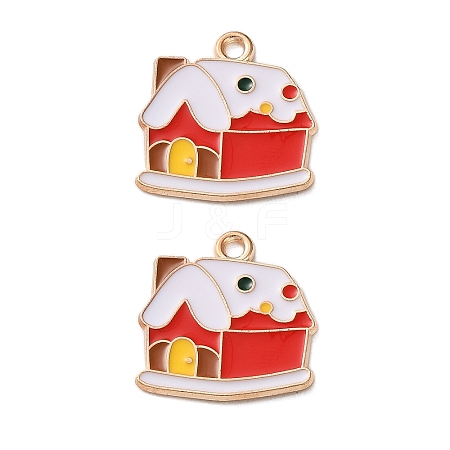 Alloy Enamel Pendants ENAM-I061-01KCG-09-1