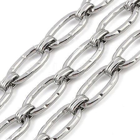 Non-Tarnish 304 Stainless Steel Link Chains CHS-A013-04P-01-1