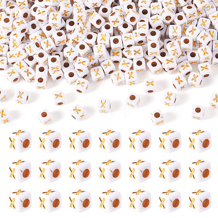 Opaque Acrylic Beads MACR-TAG0001-07X-1
