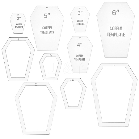 Acrylic Quilting Templates DIY-BC0014-52A-1