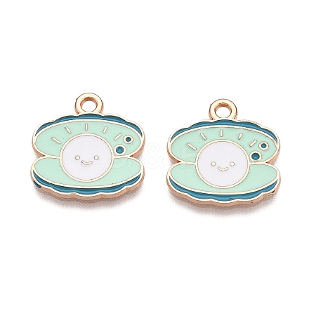 Alloy Enamel Pendants ENAM-T020-66A-1