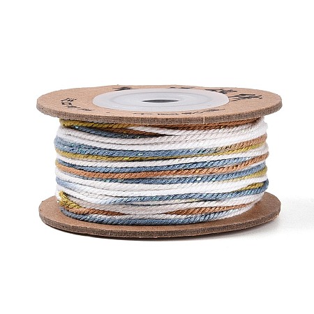 30M Segment Dyed Macrame Cotton Cord OCOR-T018-01A-1