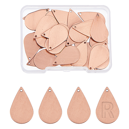 32Pcs Brass Pendants KK-FH0008-22R-1