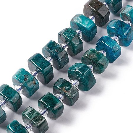 Natural Apatite Beads Strands G-C008-B05-1