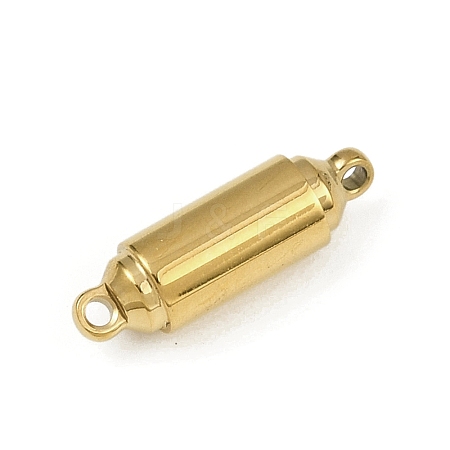 304 Stainless Steel Magnetic Clasps Hand Polished X-STAS-C127-10G-1