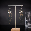 12Pcs Brass Earring Hooks KK-BC0008-48-4