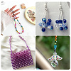 4 Strands Transparent Glass Beads EGLA-TA0001-80A-8