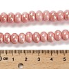 Glazed Porcelain Rondelle Beads PORC-Q001-01I-4