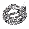 Electroplate Glass Beads Strand EGLA-S188-21-A01-2