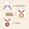 4Pcs Alloy Enamel Charm Bracelets BJEW-DC00019-4