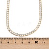 925 Sterling Silver Pave Crystal Cubic Zirconia Tennis Necklaces for Women NJEW-C096-01B-G02-5