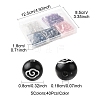 200Pcs 5 Colors Plating Acrylic Beads OACR-FS0002-03-5