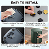 36Pcs 3 Styles Teflon & Rubber & EVA & Oil Glue Self-adhesive Furniture Protection Pads AJEW-CN0002-94A-6