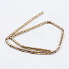 Electroplate Non-magnetic Synthetic Hematite Beads Strands X-G-I195-4mm-17-A-2