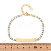 304 Stainless Steel Rhinestone Cup Chain Bracelets BJEW-G753-02G-03-5