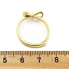 Brass Adjustable Ring Settings for Hanging Pendant KK-G527-01A-G-3