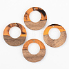 Resin & Walnut Wood Pendants RESI-S389-036A-A01-1