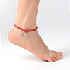 Trendy Faux Suede Cord Anklets AJEW-AN00073-02-4