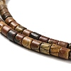 Natural Picasso Stone/Picasso Jasper Beads Strands G-F765-F02-01-4