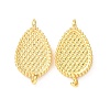 Brass Connector Cabochons Settings KK-H298-05G-1
