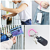 6Pcs Plastic Spiral Retractable Spring Coil Keychains KEYC-TA0004-83-8