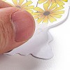 50Pcs Cartoon Daisy Paper Sticker Label Set X-DIY-G066-02-3