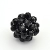 Glass Crystal Round Woven Beads GLAA-A034-10mm-A08-1
