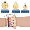190pcs 6 Style Brass Beads KK-PH0005-51-2
