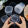 60Pcs PP Gift Boxes Packing Buckets with Lid and Handles AJEW-FH0008-96-3