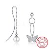 925 Sterling Silver Dangle Earrings and Stud Earrings EJEW-BB30466-1