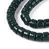 Opaque Solid Color Glass Beads Strands GLAA-N026-2x4mm-10-3