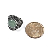 Natural Green Aventurine Adjustable Rings RJEW-I108-03AS-05-5