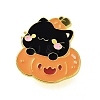 Halloween Theme Golden Alloy Brooches JEWB-U002-06B-1