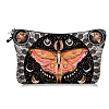 Butterfly Print Linen Cosmetic Zipper Pouches PW-WG8E7F0-04-1