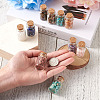 Glass Wishing Bottle Decorations STAS-CW0001-01-9