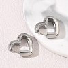 304 Stainless Steel Hoop Earrings SA-CBA46AF-26P-02-2