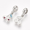 Alloy European Dangle Charms MPDL-S067-004P-2