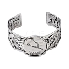 Constellation Alloy Open Cuff Bangles for Women Men BJEW-C064-01AS-05-2