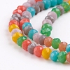 Faceted Glass Beads Strands GLAA-G074-B03-3